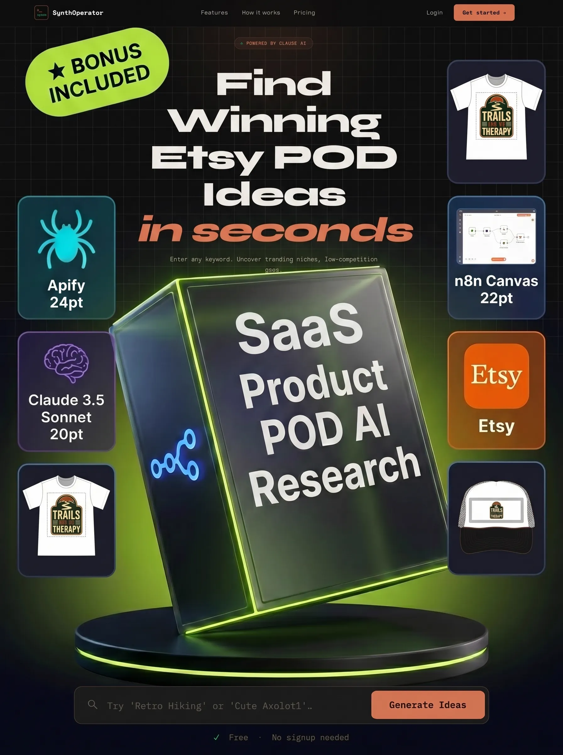 SaaS POD Pathfinder — AI Niche Research Workflow